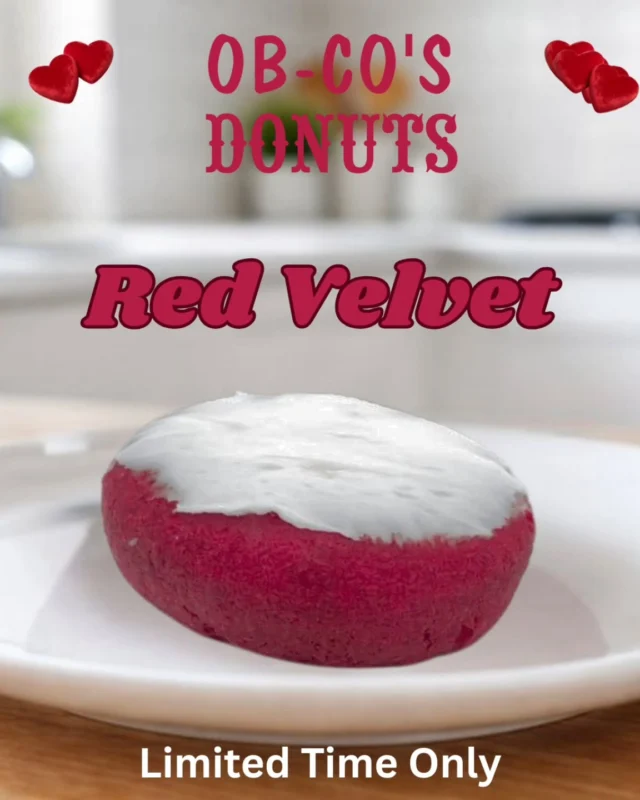It’s back!!! ❤️🍩 Our fan-favorite Red Velvet donut is back for the month of February—just in time to sweeten up Valentine’s season.