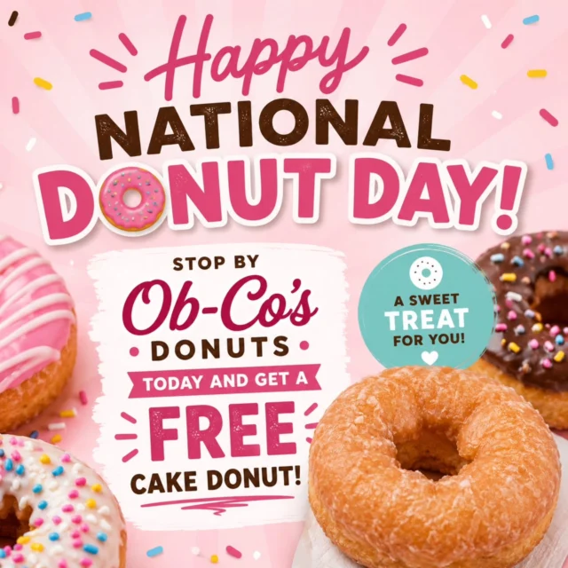 Thank you to all of our Loyal Customers over the last 73 years!!! 🍩❤️🍩❤️🍩❤️